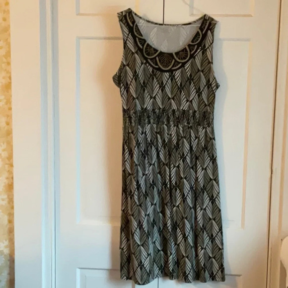 👁 Charter Club Embellished Dress with Knit Cardigan Size L 👁 - Picture 4 of 15